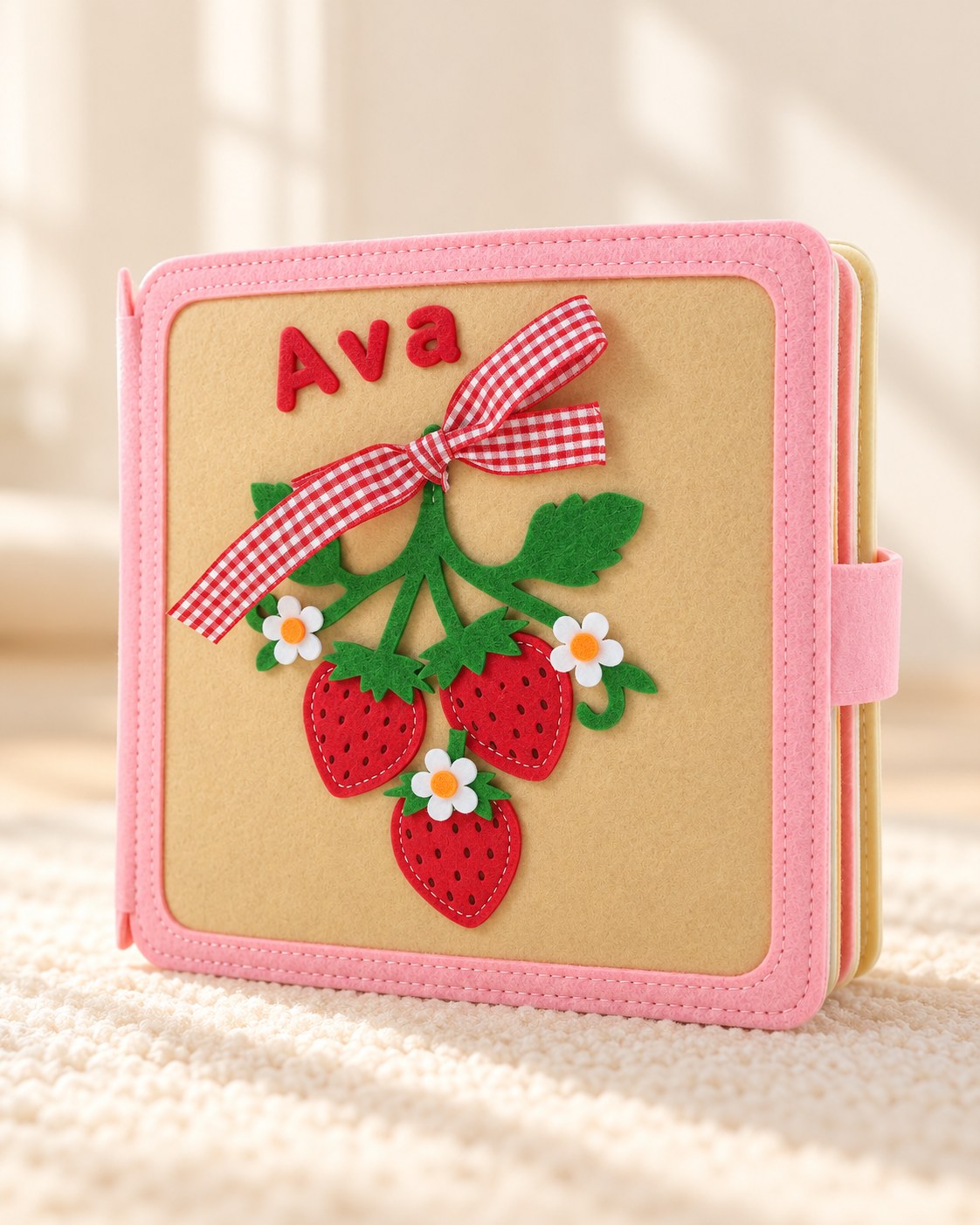 Personalised felt quiet book 2
