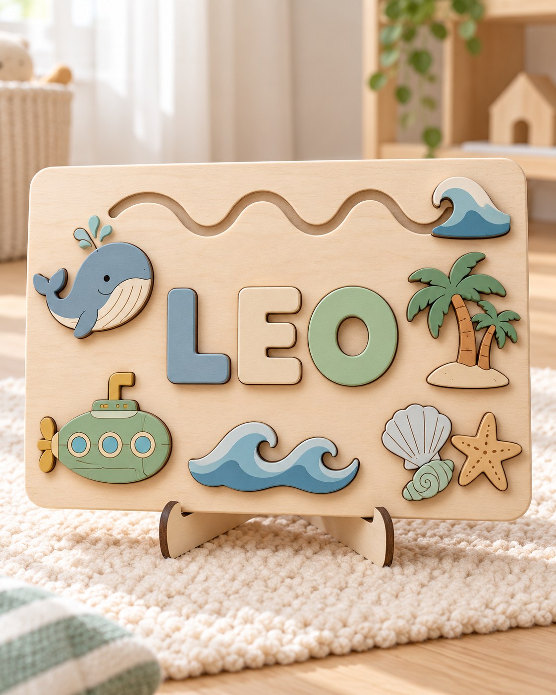 Personalised themed name puzzle 2